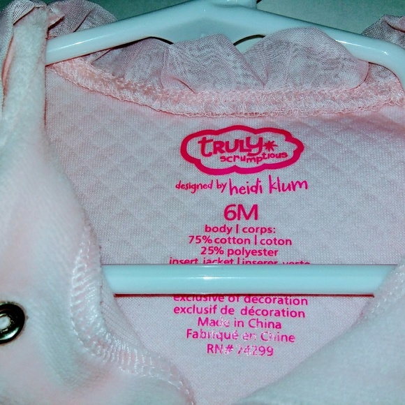 Truly Scrumptious By Heidi Klum Pajamas 6M - Picture 5 of 6